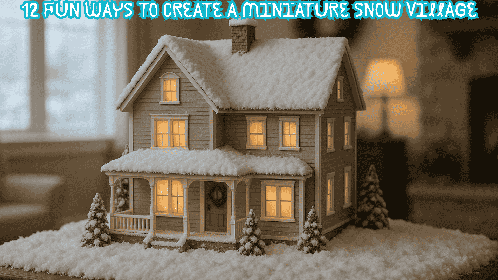 12 Fun Ways To Create A Miniature Snow Village