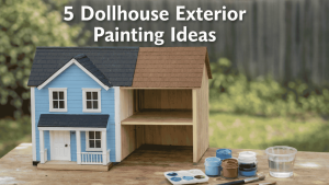 5 painting ideas for dollhouse exteriors
