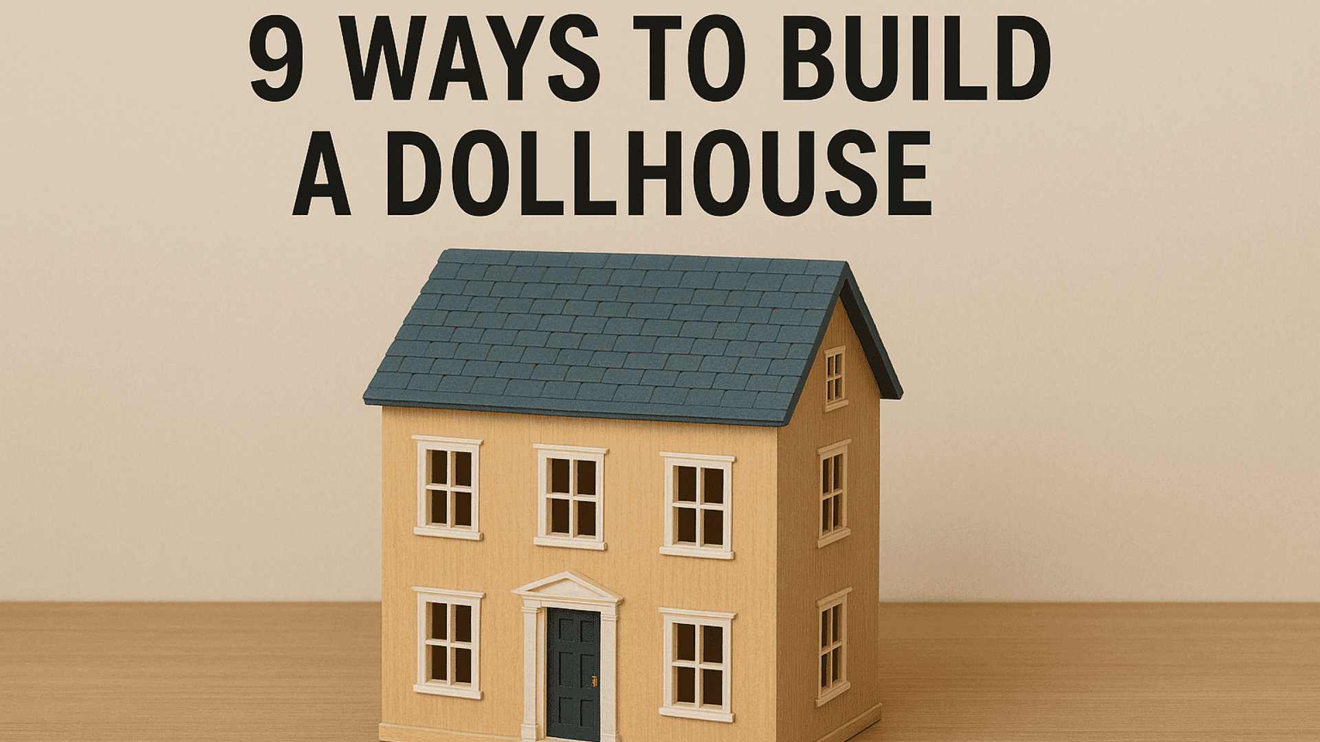 9 ways to build a dollhouse