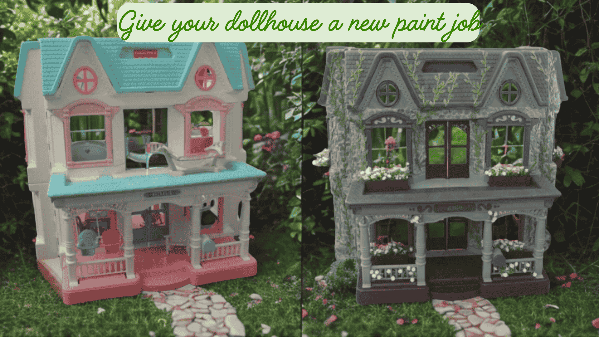 Give your dollhouse a new paint job