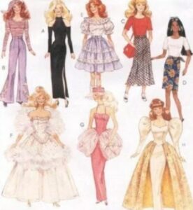 Sew What? Free Or Affordable Miniature Printable Doll Clothes Patterns ...