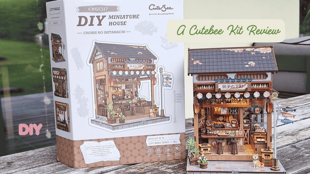 I Built the Choshi no Shitamachi Miniature House by CUTEBEE – My Review a cutebee kit review header picture