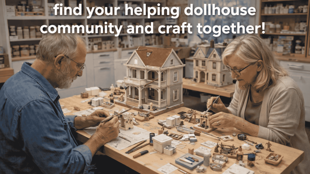 Miniature Dolls House Communities: Where To Share Your Miniature Dollhouse Passion? find your miniature crafting community