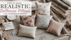 how to create miniature pillows with these fantastic tips