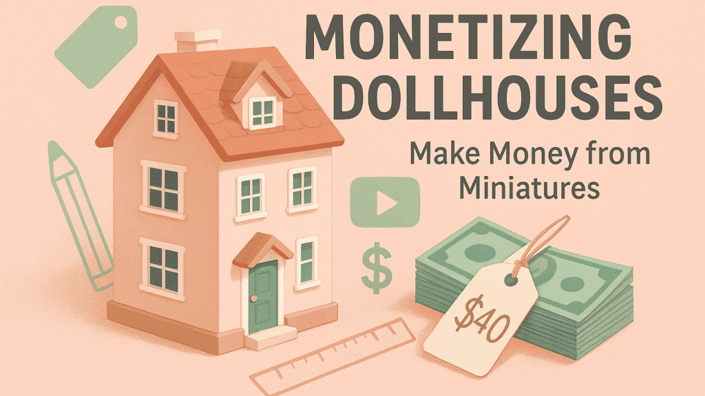 how to monetize dollhouses and miniatures