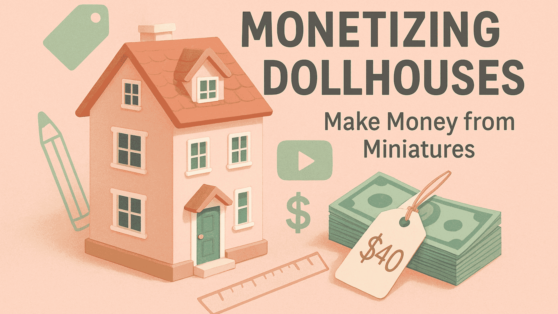 how to monetize dollhouses and miniatures