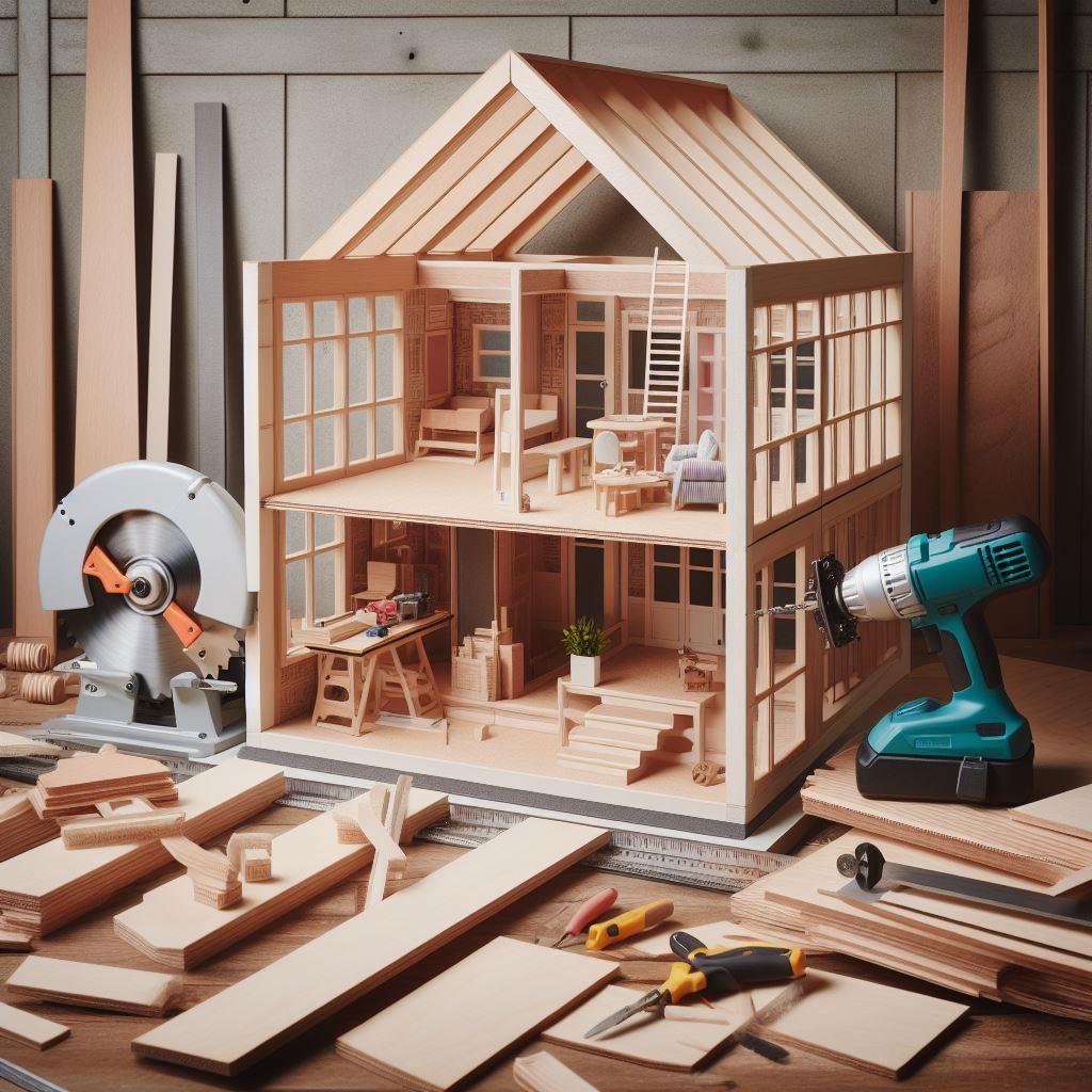 How To Build A DIY Barbie Doll House Out Of Wood And From Scratch 