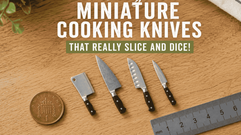 A Tiny World Of Miniature Working Knives: Pocket-Sized Perfection! miniature cooking knives that really work