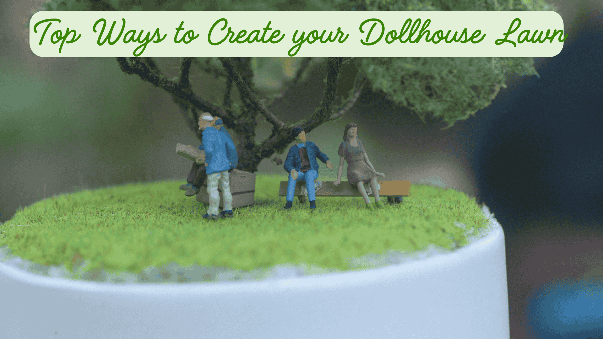 1:12 Scale Dolls House Miniature Grass Textured Lawn Square - 15cm X 15cm Green Mat For Garden Scenes
