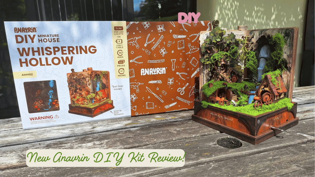I Built The Whispering Hollow Miniature House By Anavrin: My Review whispering hollow anavrin new diy kit review with music box